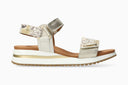 Sandales JEANIE métalliques