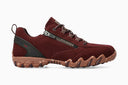 Baskets NIZAR-TEX rouge foncé