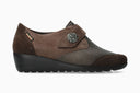 Chaussures de ville confort BRANDA marron foncé