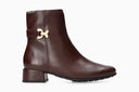 Bottines à talon JOHANA rouge foncé
