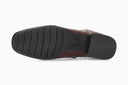 Bottines à talon JOHANA rouge foncé