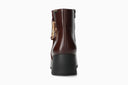 Bottines à talon ZINA rouge foncé