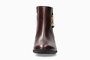 Bottines à talon ZINA rouge foncé