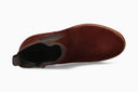 Bottines OANA rouge foncé