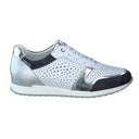 Baskets NADINE blanches et bleues