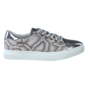 Baskets ANTONIA grises effet reptile