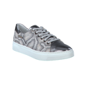 Baskets ANTONIA grises effet reptile