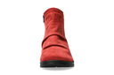 Bottines REZIA rouges foncé