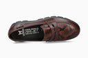 Mocassins CARIMA rouge foncé